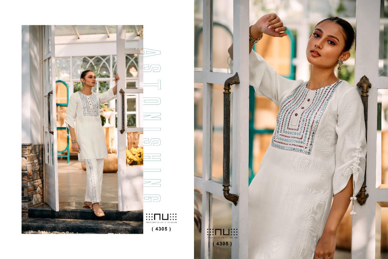 Nu Vol 43 Designer Kurti With Bottom Catalog
